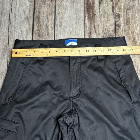 Slalom Snow Black Cargo Flare Pants Women Size Medium - Picture 4 of 10